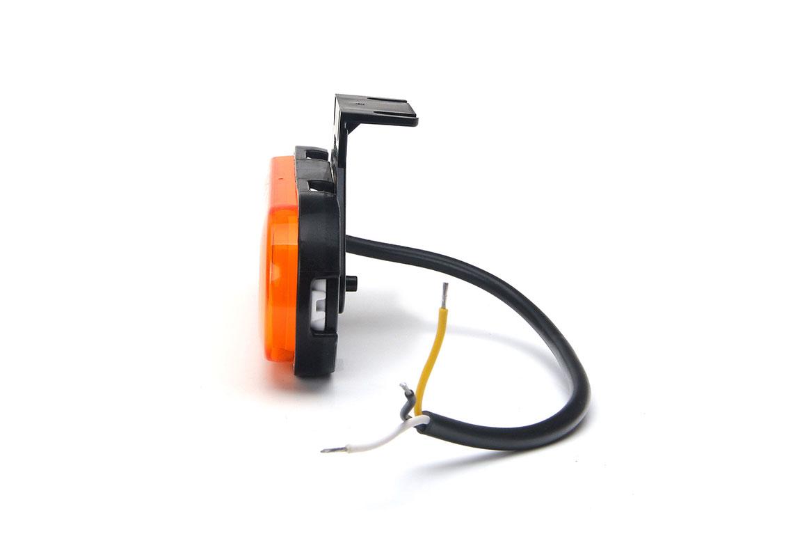 SIDE MARKER LIGHT WITH ORANGE LED TURN SIGNAL 12/24V